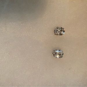 Cubic zirconia stud earrings